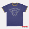 Paul McCartney Wings Logo Ringer T-Shirt