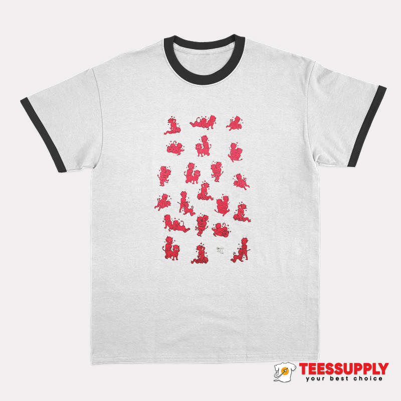 Devil Sex Position Fashion Victim Ringer T-Shirt Devil Sex Position Fashion Victim Ringer T-Shirt