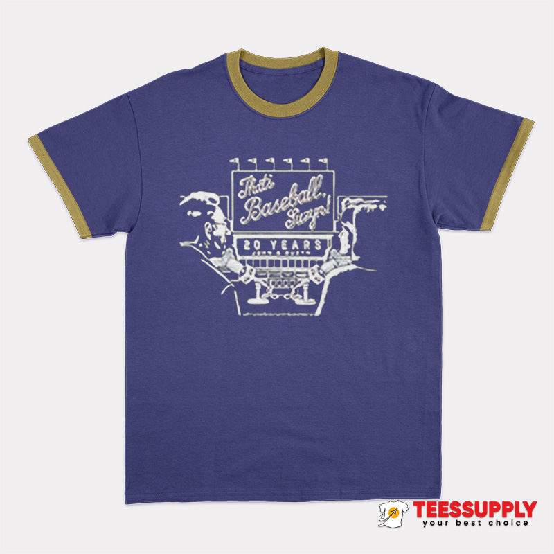 That’s Baseball Suzyn Logo Ringer T-Shirt That’s Baseball Suzyn Logo Ringer T-Shirt