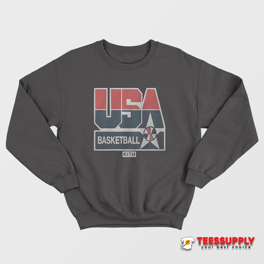 USA Basketball Kith Legend Vintage Nelson Sweatshirt USA Basketball Kith Legend Vintage Nelson Sweatshirt
