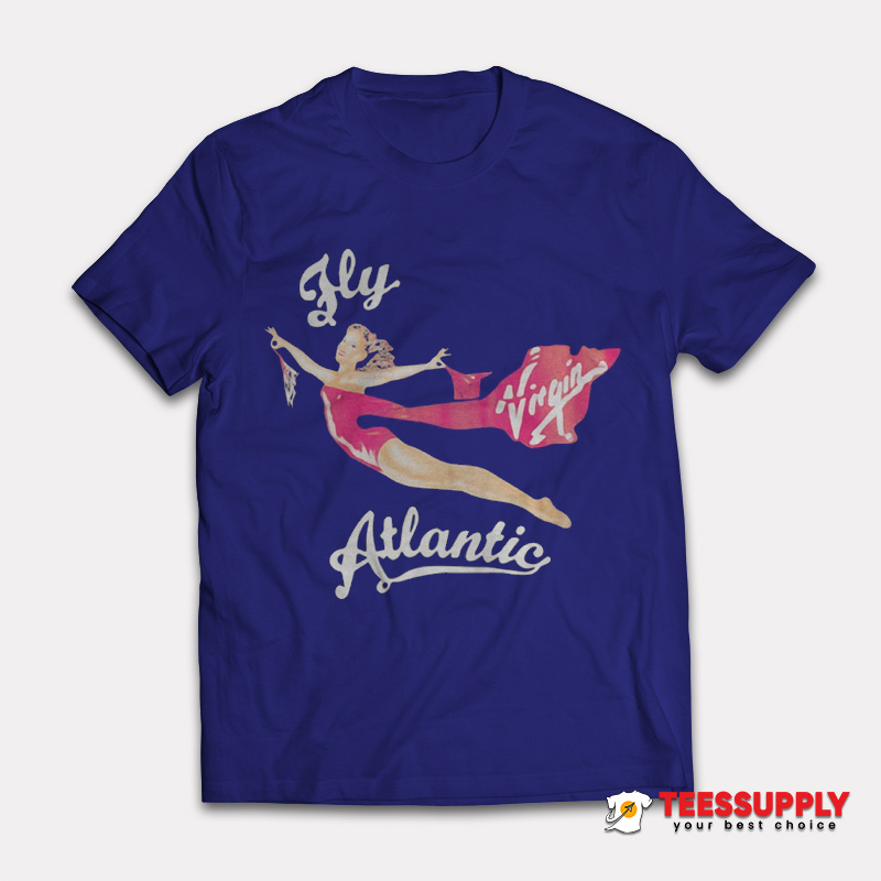 Princess Diana Fly Virgin Atlantic T-Shirt Princess Diana Fly Virgin Atlantic T-Shirt