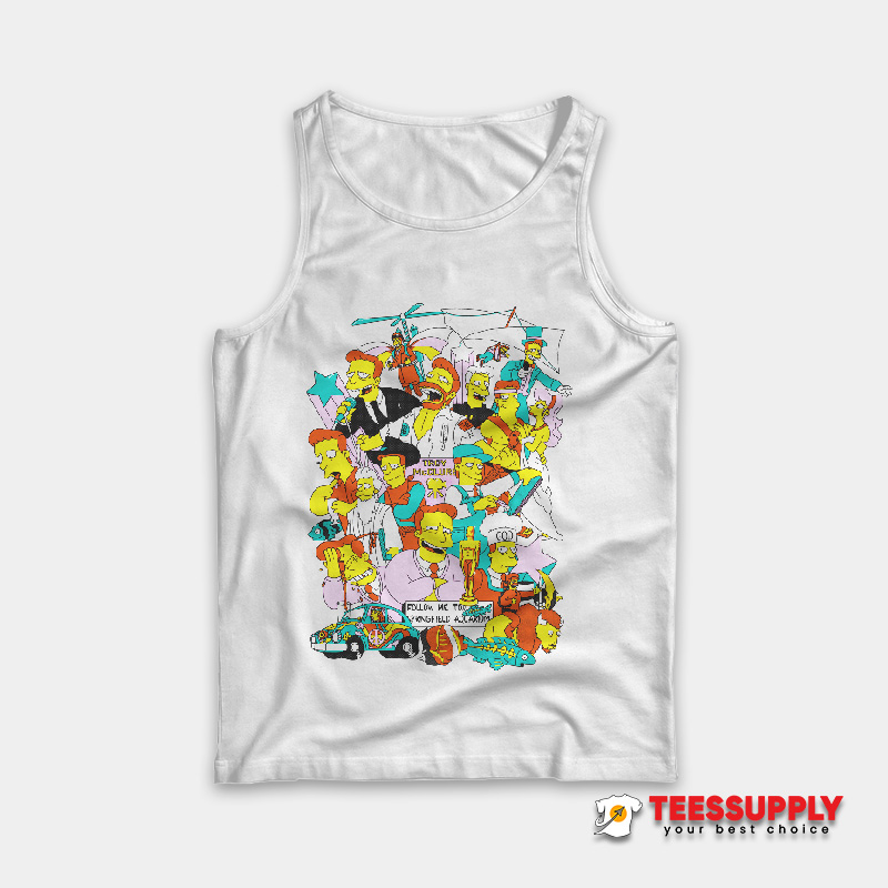 Troy McClure Follow Me To Springfield Aquarium Tank Top Troy McClure Follow Me To Springfield Aquarium Tank Top