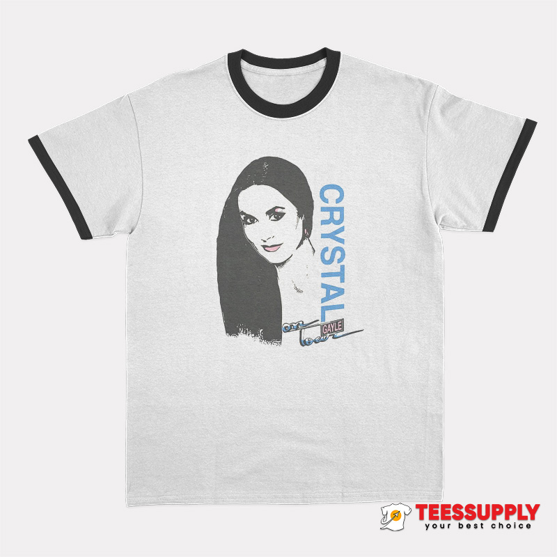 Crystal Gayle Ricky Bobby Ringer T-Shirt Crystal Gayle Ricky Bobby Ringer T-Shirt