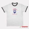 Jesus Surfs Without A Board Ringer T-Shirt