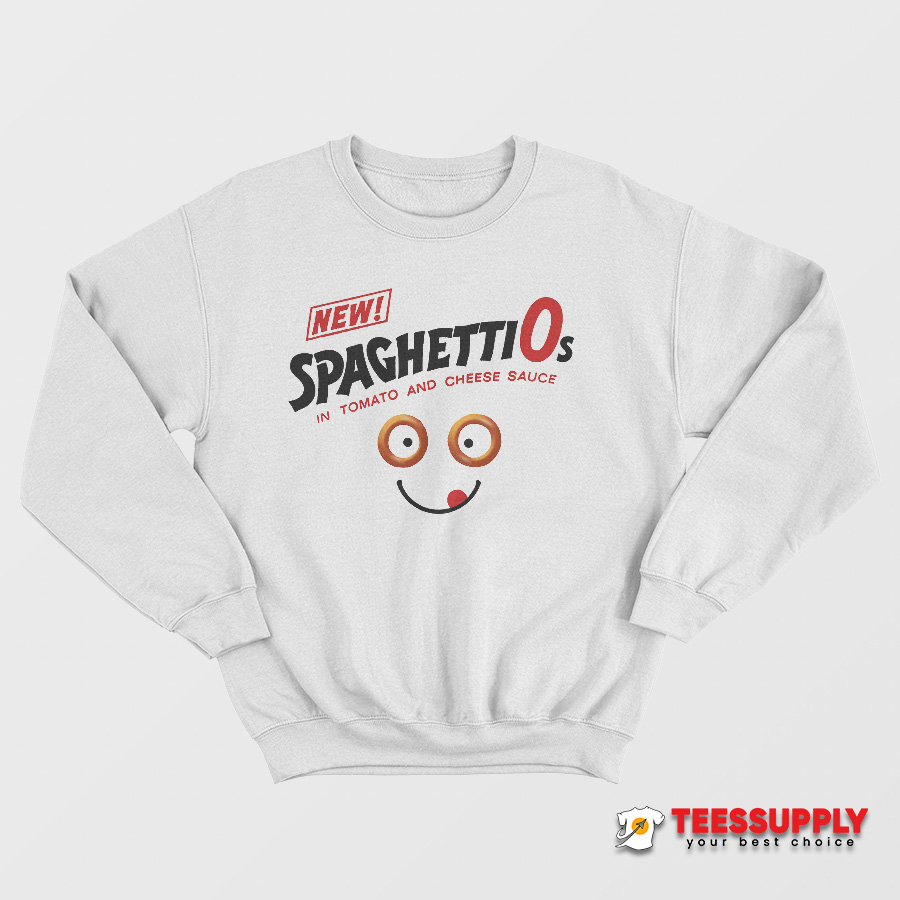 New SpaghettiOs In Tomato And Cheese Sauce Sweatshirt New SpaghettiOs In Tomato And Cheese Sauce Sweatshirt