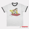 Sarah Connor The Terminator Wearing The Jetsons Ringer T-Shirt